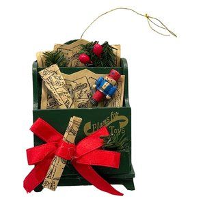 Plans for Toys Wooden Christmas Tree Ornament Vintage Santa's Workshop